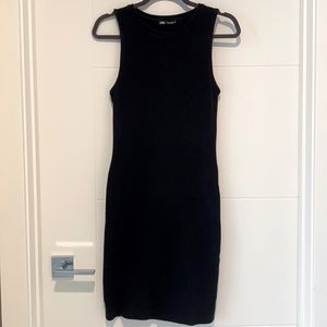 NWOT Zara black simple tank dress
